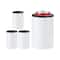 Craft Express 4ct. 12oz. White Stainless Steel Can Cooler